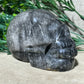 Crystal Natural Skull Black Hair Quartz Stone Rutilated Carving Decoration Reiki Gem High Quality Beauty Healing Minerals