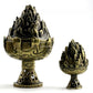 BUDDHIST USILS INCENSE BRUCKER BURNER LOUS INCENSO CENSER ARCAICO LEGA ACCAICO SANDALOGLIO DEGLI ALLEGNO DELL'UTOGLIE