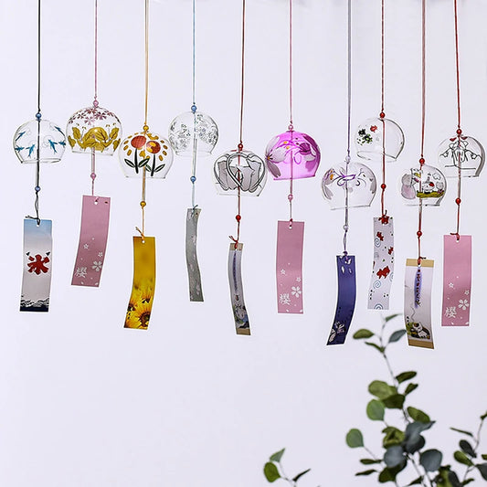 1pc Wind Bell Bell Japan Chimes Furina hecha a mano Decoraciones de la oficina en el hogar