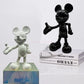 Disney Mickey Mouse Anime Action Figures Cartoon Bienvenue Modèle Mickey Resin Modèle Statedoll Home Salon Ornements décoratifs