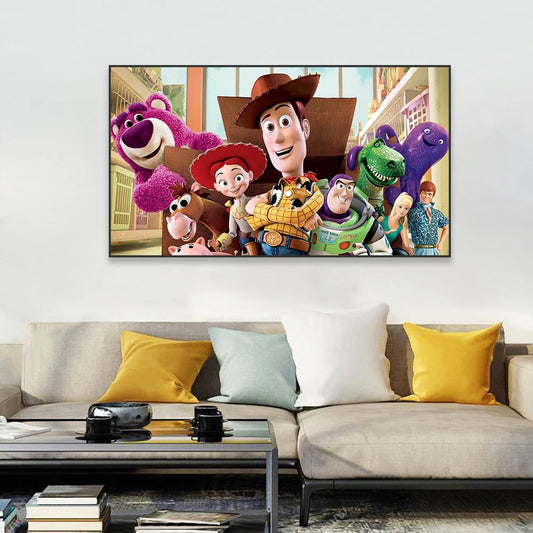 Cartoon Movie Toy Story 3 Poster Disney Cartoon Movie Wandkunst Print Leinwand Gemälde Wandkunst Kinder Zimmerbilder Schlafzimmer Dekoration