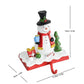 Santa Snowman Resin Mantle Stockings Hook Non-skid Mantel Christmas Decorations Table Ornament Christmas Snowman Stocking Holder