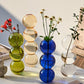 Creative Tomatoes on Sticks Bubble Vase Simple Hydroponics Transparent Simple Home Decor Living Room Colorful Glass Ball Vase