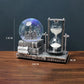 Christmas Snow Globe with Music Box Table Art Home Room Decoration Suitable for Office Wine Cooler Decor