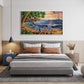 Zomer kustvakantie zonsondergang landschap canvas schilderij print zeegehanen foto voor woonkamer huis muur kunst decor poster cuadros