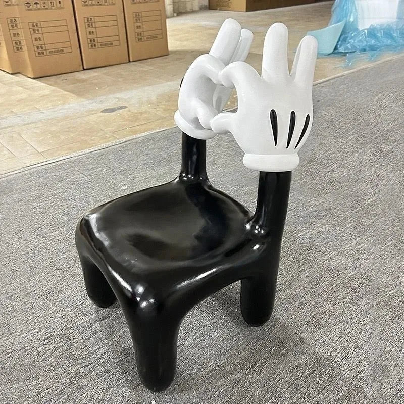 Modern Ottoman Foot Stool Backrest Chair Hallway Shoe Small Footrest Luxury Portable Interior Ottomans Living Room Furniture