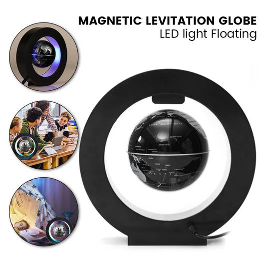 O/c forma levita lampada levitazione magnetica globe a led lampada galleggiante floating globe luci del capezzale per novità regalo di Natale