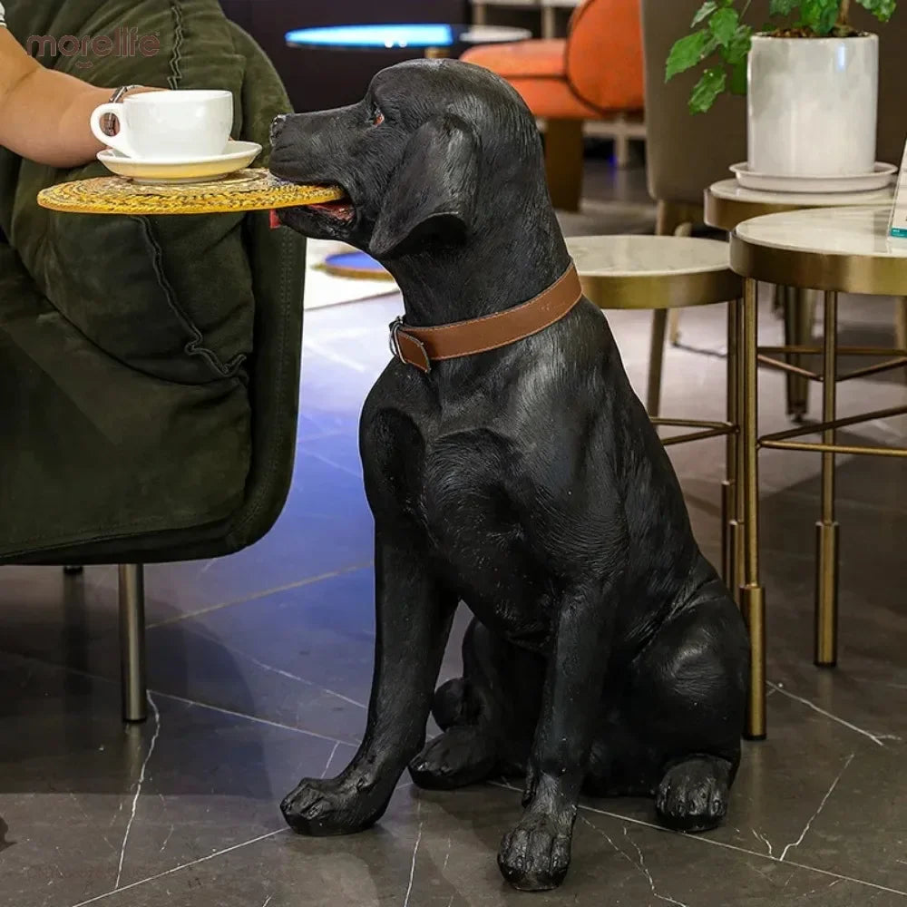 Decorazione della camera nordica statue di cani grandi decorazioni per la casa accessori per la casa simulazione sculture e figurine per animali