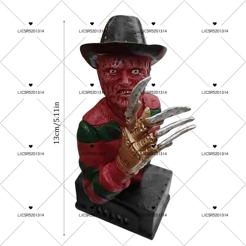 Horror Movie Series Figurine Resin Craft Statue Tabletop Accessories All Saints Gift Home Decoration Retro American Ornaments