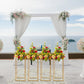 4 Pcs Metal Flower Stand Wedding Centerpiece Pole Stand Decoration for Party, Wedding, Holiday Celebration