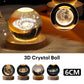 USB LED Night Night Light Galaxy Crystal Ball Table Lamp 3D Planeta Luza Lâmpada Decoração de Casa para Crianças Party Infantil Presentes de Aniversário