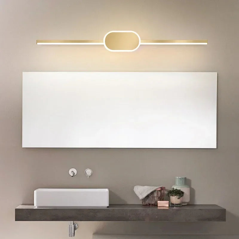 Modern LED Wall Sconce For Bedroom Bedside Bathroom Aluminum Hardwares Bath Mirror Line Lamp Home Decor Lighting Fixture Lustre