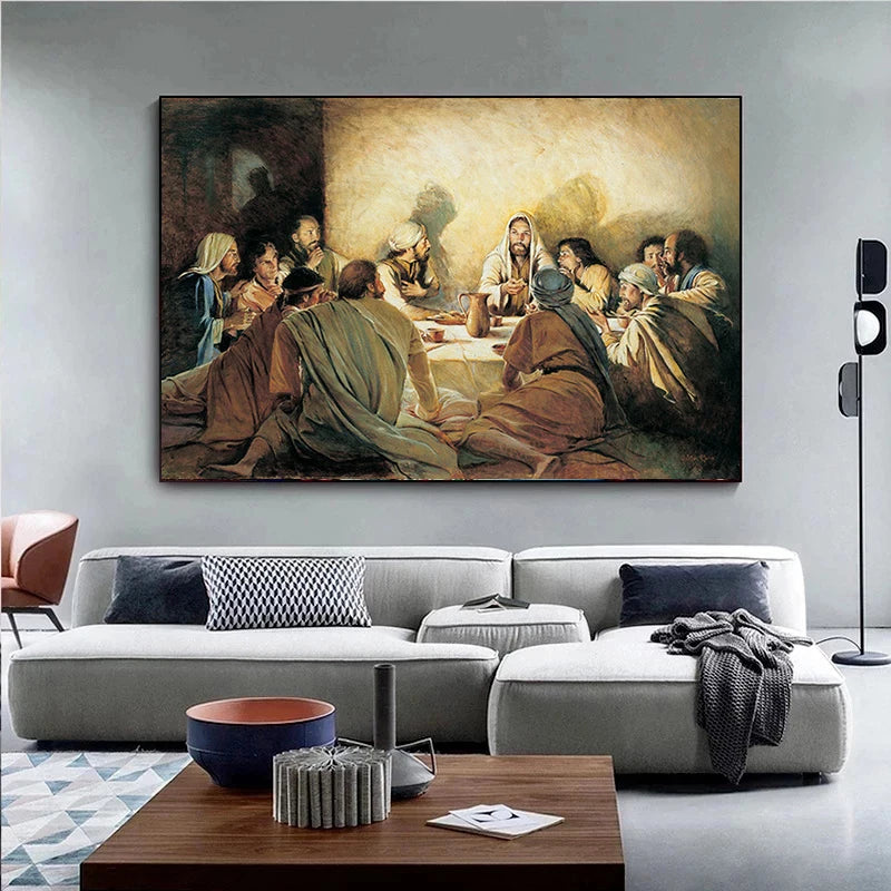 Posters cristãos religiosos modernos Jesus Cristo Cristo Pintura HD Print Wall Art Pictures para decoração da casa da sala