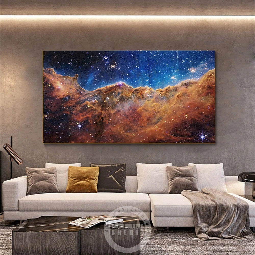 Space Telescope Immagini poster dipinti di tela esplorano universo magnifici stampe per immagini artistiche da parete per decorazioni per la casa del soggiorno