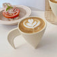 Coz de café cerâmica simples xícara de café delicado caneca caneca de café inglês