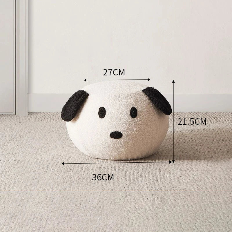 Lindo taburete de animales de dibujos animados para niños al aire libre Strising Silla pequeña muebles de habitación de silla pequeña puestos decorativos muebles otomanos