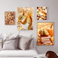 Autumn Digituous Maple Leaf Pumpkin Road Wall Art Canvas schilderen Noordse posters en prints Wandfoto's voor woonkamer Decor