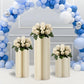 3Pcs Wedding Centerpiece Flower Stand Foldable Cardboard Centerpiece Display for Weddings Party Decoration