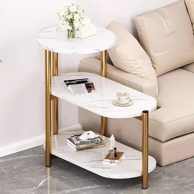 Luxury Coffee Small Table Mobile Bedroom Center Tea Table Sofa Floor Hallway Couch Tavolino Da Salotto Nordic Furniture