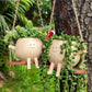 Face Head Planter Succulente Plant Flower Pot Container Swing Flowerpot Cartoon Garden Decor Outdoor Hanging Ornament