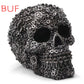 BUF Resin Attrezzatura MECCANICA STHILE MECCANI CRIBI DECORATIVI ORNINE DEI DECIVI DELL'AMPORE STATUA DI HALLOWEEN SCULTURA