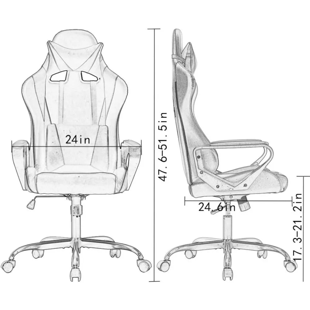 Administrative Rotation Scroll Computer Chair Mobile Table and Chair Ergonomic Support Furniture Gamer Chairs Design Armchair