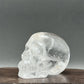 Natural White Crystal Skull Statue Transparent Quartz Energy Healing Spiritual Energy Witchcraft Evil Spirits Home Decoration