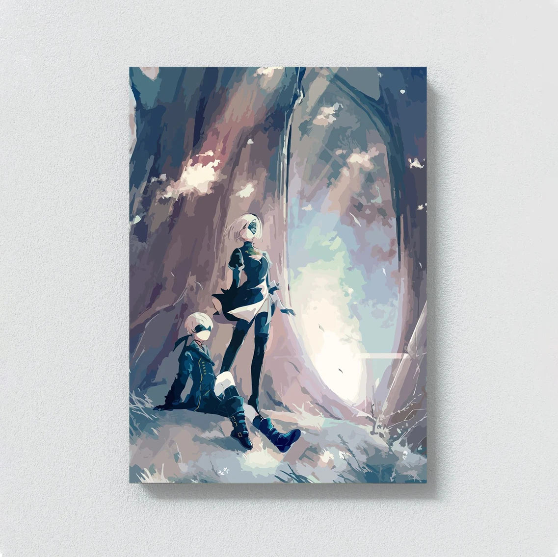 Nier Japanese Anime Posters Automata Wall Art Comic Game Canvas Painting Home Living Room Bedroom Decoration Aesthetic Fans Gift