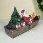 Boating Santa Claus Statue Decorative Figurines Interior Home Living Room Desktop Accessorie Decoration Collection Object