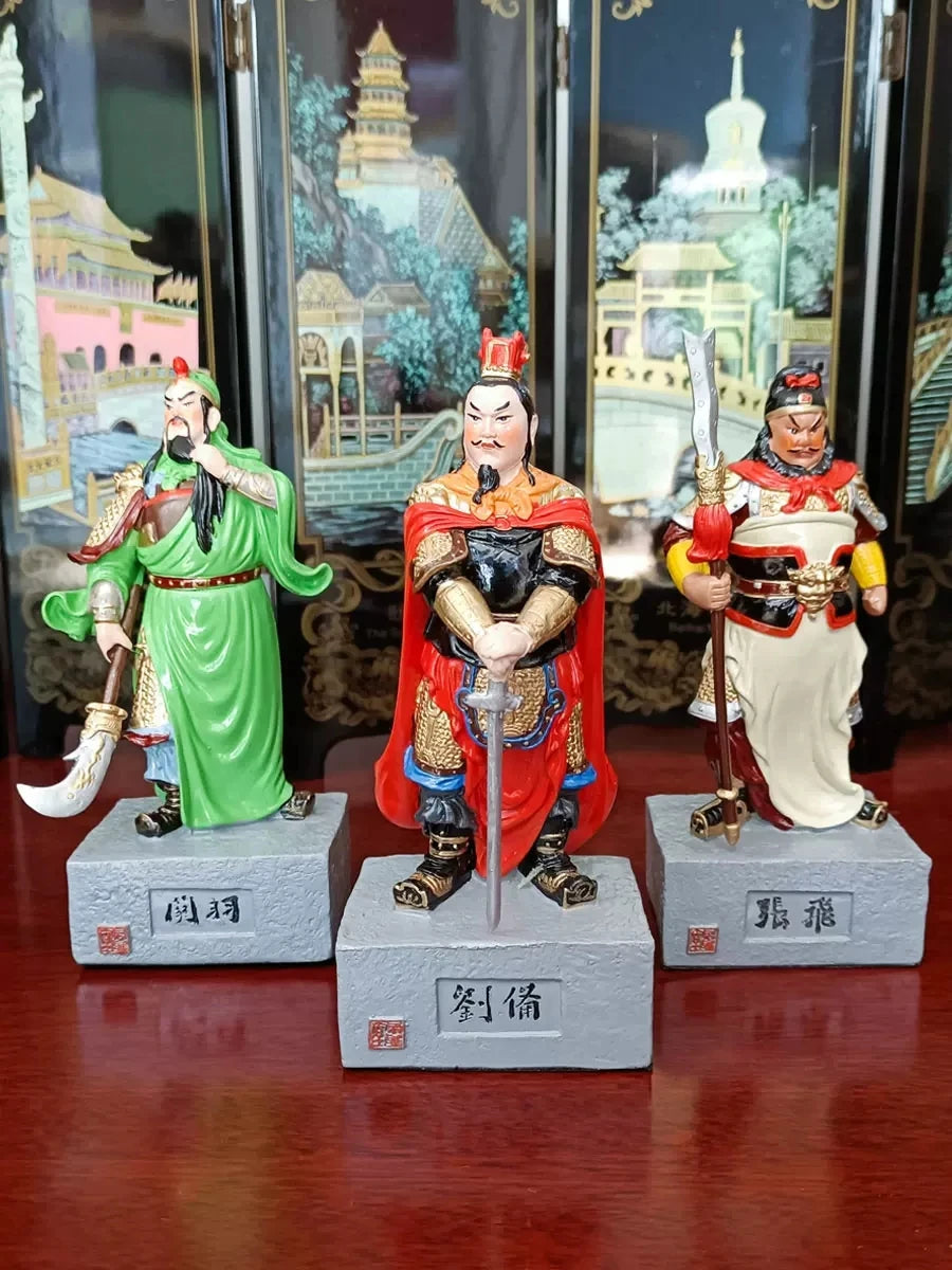 Romance créative des trois royaumes Historical Figure Statue Home Living Room Office Decoration