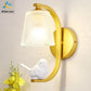 Nordic Creative Bird Wall Lamp Children's Room Bedroom Bedside Living Room Stair Aisle Wall Lights Fixtures Simple LED Bird Lamp