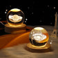 6/8cm 3D Crystal Ball Astronomy Solar System Planets Moon Astronaut USB LED Night Light Balls Snow Glass Globe Home Decoration