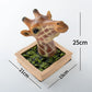 Giraffe Heads Wall Hanging Decorations 3d Wall Giraffe Sculpture Wall Art Life-like Animal Statue Ornaments Home Decor