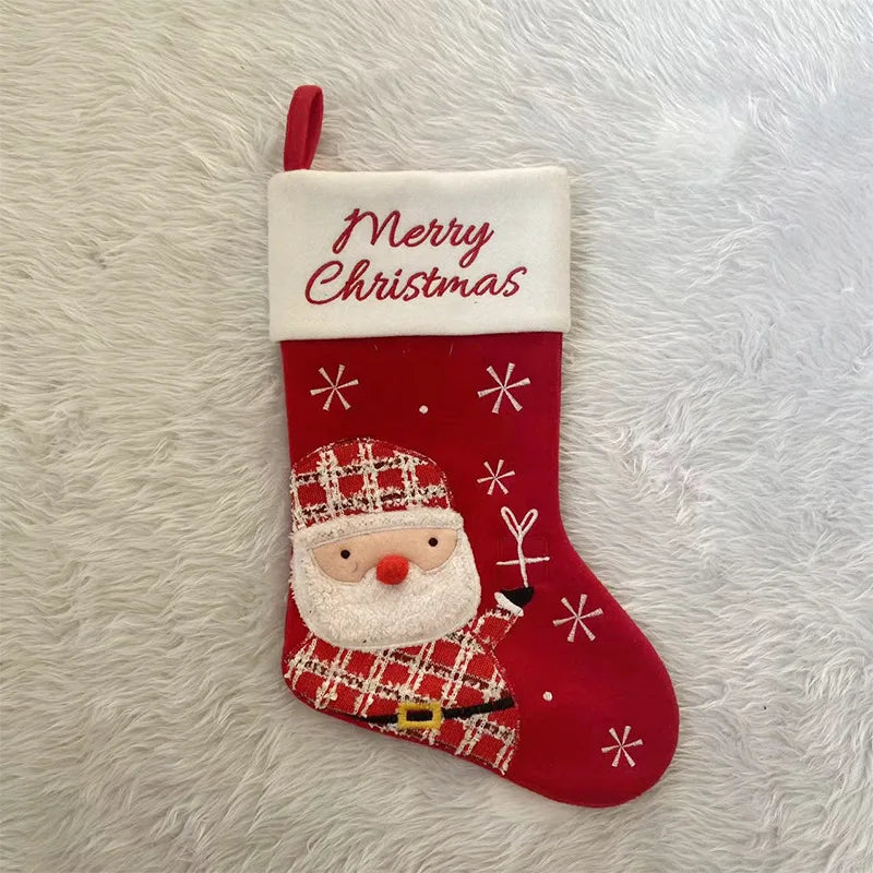 Christmas Decorations Santa Claus Socks Christmas Toys Christmas Stockings Christmas Cartoon Santa Candy Stockings Gift