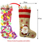 Christmas Stocking Gift Candy Bag Large Capacity Nonwoven Holder Xmas Decorations For Home Navidad 2024 New Year Oversize Sock