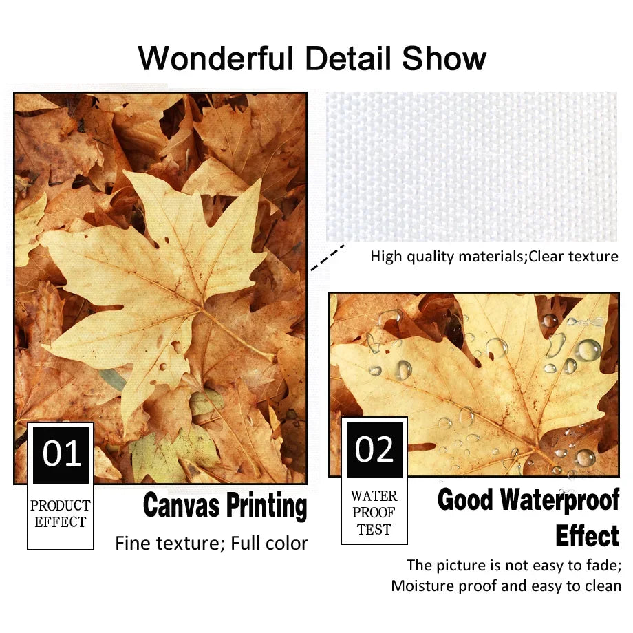 Autumn Digituous Maple Leaf Pumpkin Books Wall Art Canvas schilderen Noordse posters en afdrukken Wandfoto's voor woonkamer Decor