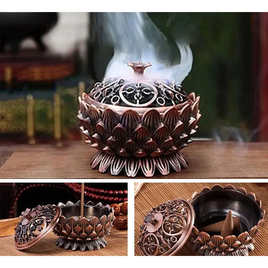 Burner di incenso retrò Dragon Holder Burner Incenso Mini Sandalwood Censer Home Office Decoration Decoration Craft Craft