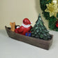 Boating Santa Claus Statue Decorative Figurines Interior Home Living Room Desktop Accessorie Decoration Collection Object