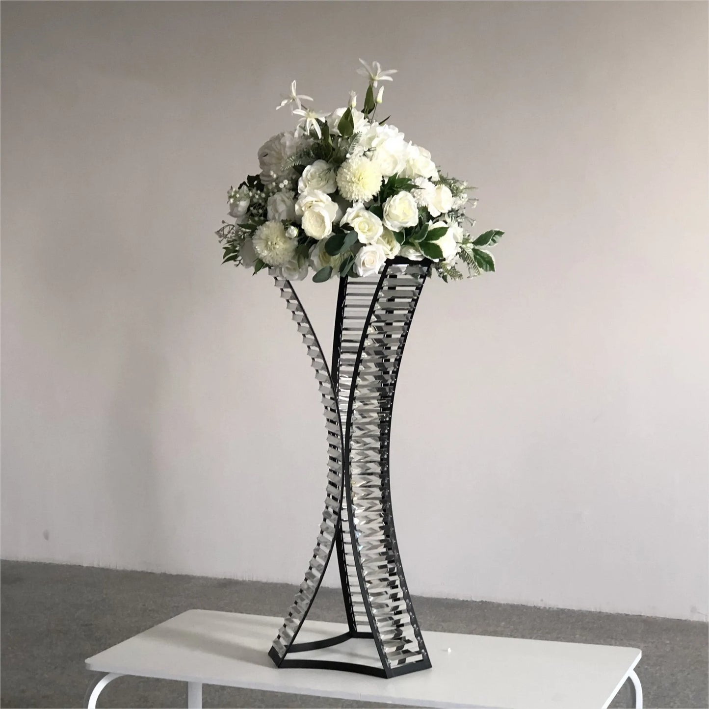 5PCS  Acrylic Wedding Centerpiece Crystal Table Centerpieces 80 CM Pillar Road Leads Party Vase Diy Decoration