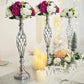 10 Pcs Metal Flower Arrangement Stand Wedding Flower Centerpieces Stand 20 Inch Tall Elegant Metal Flower Vase Gold Candelabra