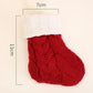 Sock For Gift Home Stocking Mini  Christmas Tree Decoration Sock Santa Claus Candy Gift Bag Xmas  Party Decorations