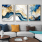 Modern abstrato abstrato dourado dourado marmore de parede de parede pôsteres de telas pinturas de impressão de imagens de quarto quarto decoração de interior caseira