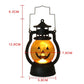 Halloween Hanging Pumpkin Lantern Light LED Ghost Lamp Candle Light Retro Small Oil Lamp Halloween Party Home Decor Horror Props