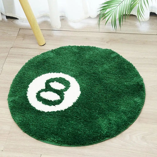 Halloween 8 pallone tappeto per interno decorazione per casa decorazione inquietante mat pallone rotonde film 8 regali morbidi Halloween Horror Accent Rug K9Z8