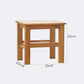 Bamboo Children Tabouret de pêche en bois massif banc carré Multi-fonction Piltor de douche pliable