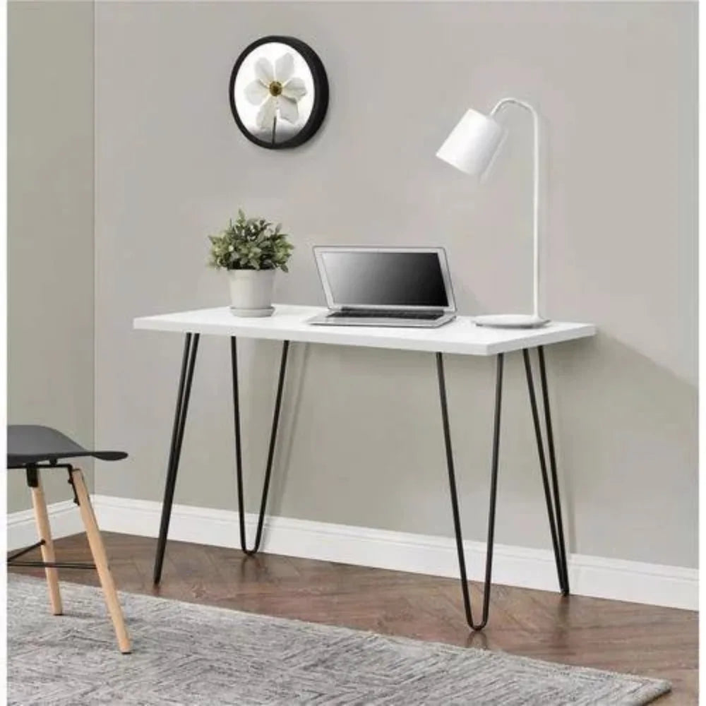 White Table Computer Desks Retro Computer Desk Furniture Office Accessories for Desk Pliante Reading Gaming Room Study Laptop