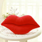 2pcs Lips Shaped Cushion Plush Big Red Lips Pillow Valentine's Day Gift Lovely Creative Soft Home Decoration Pillow