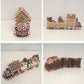 Christmas Figurines Resin Santa Claus Drive Car Train Gingerbread Man Christmas Toys New Year Gift Art Crafts Xmas Decoration