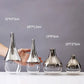 Vaso de vidro gradiente de prata secagem de vaso nórdico decoração de decoração de flores de flor decoração de panela de natal decoração doméstica decoração