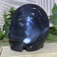 Orca Agate Skull Crystal Cranium Craft  Natural Handmad Spiritual Mineralsl Feng Shui Reiki Stone Quartz Carving Home Decoration